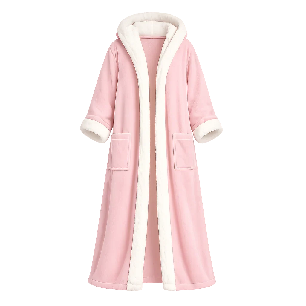 Le Rose Poudré, plaid chauffant à manches Mitoufli, photo 1