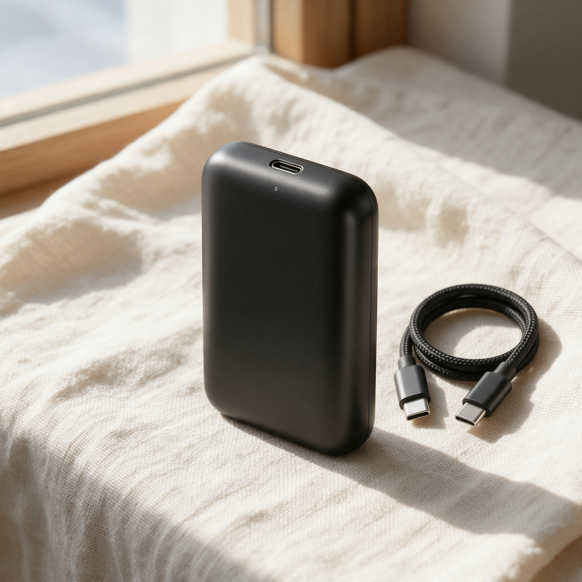 Batterie externe USB-C 20 W pour plaid chauffant Mitoufli